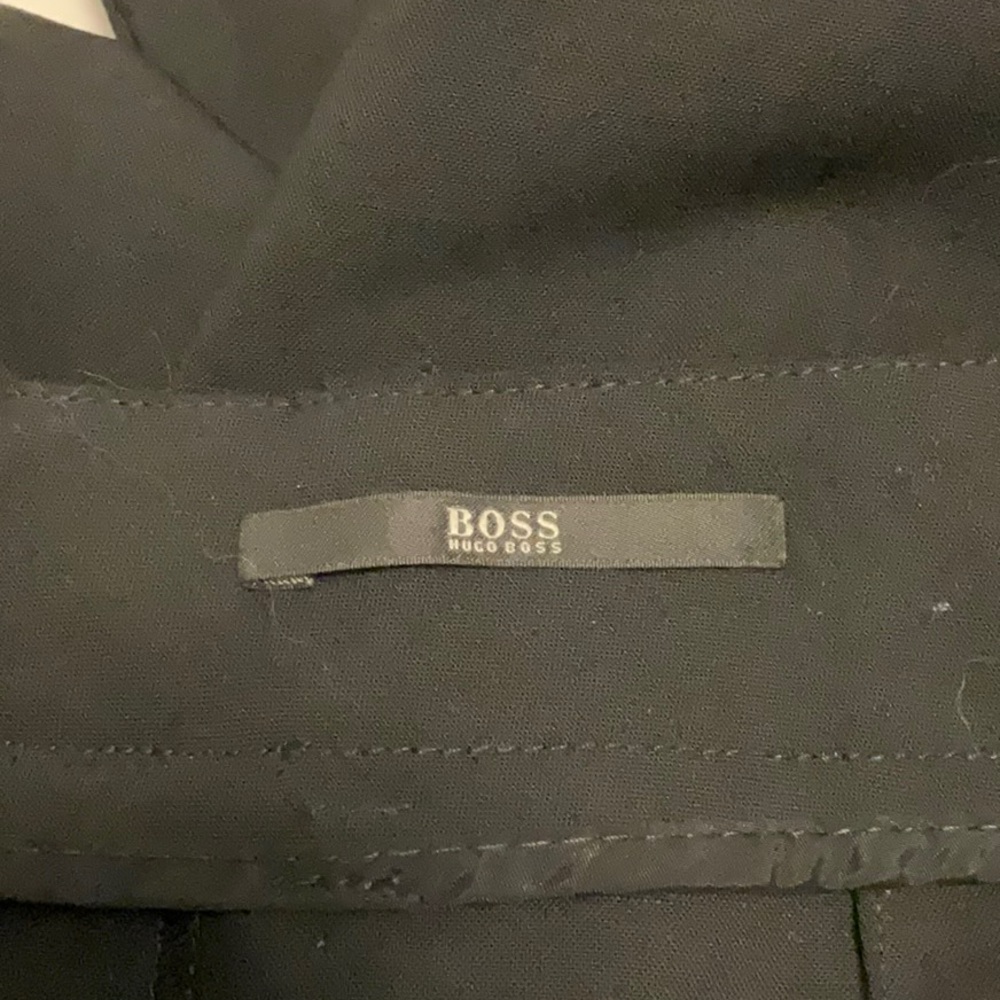 Hugo Boss Women’s Black Wool Trouser Size 12 - Picture 6 of 10